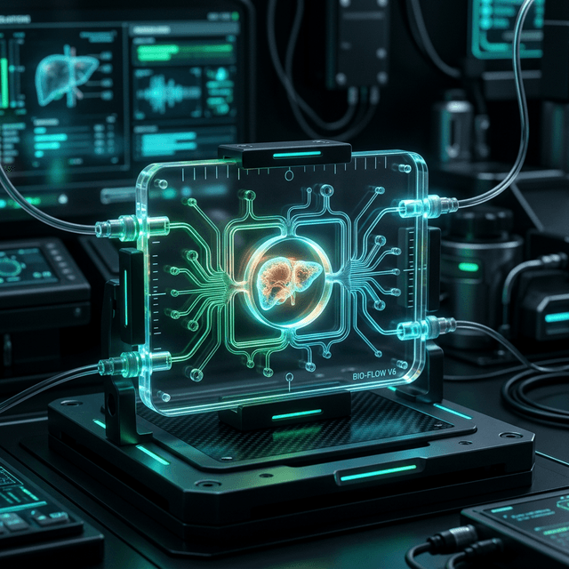Microfluidic chip with organoid