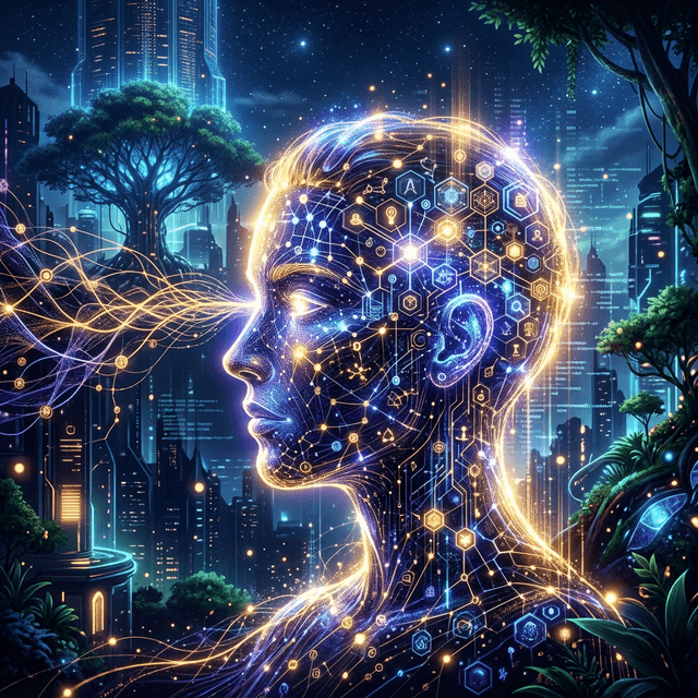 Sophisticated data visualization hovering on dark glass