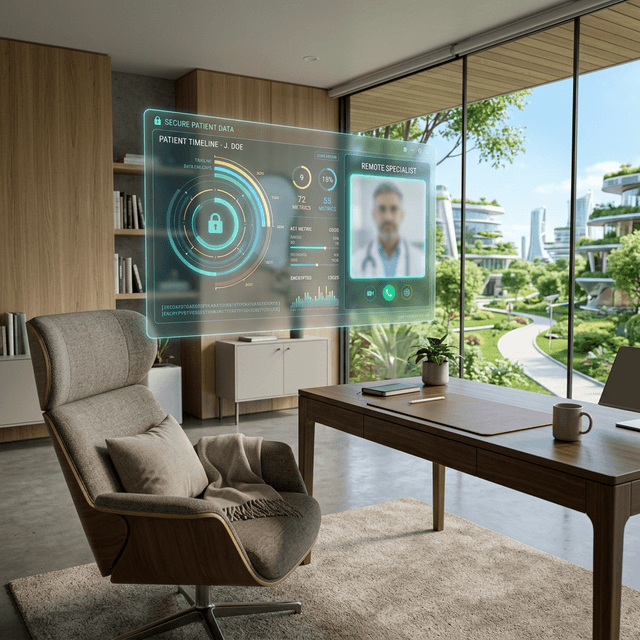 Safety dashboard displaying medical data