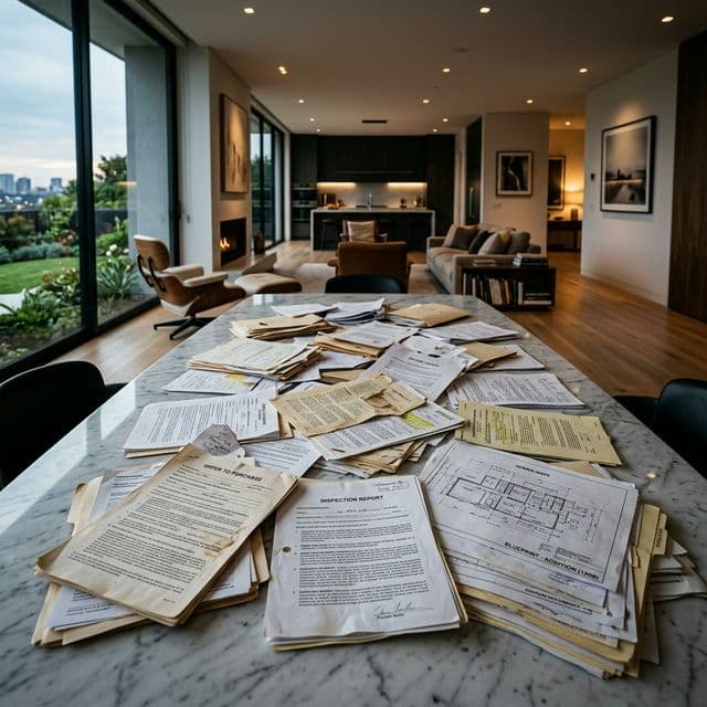 Fragmented paper-based real estate system