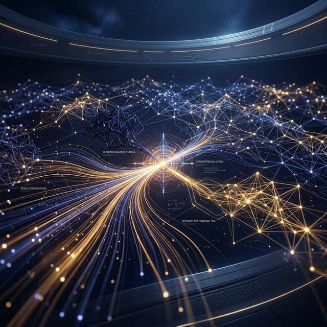 Network node resolution diagram
