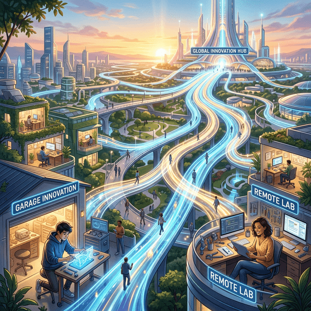 Glowing pathways of talent routing into organizational hubs